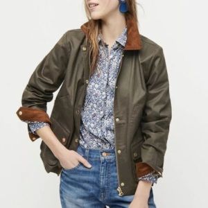 J Crew Barn Jacket with Liberty Floral Print Lining (Size Small)